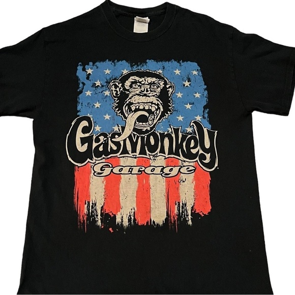 315-Y2K Gas Monkey Garage black and red t-shirt #y2k #streetwear 
Medium - Picture 1 of 6